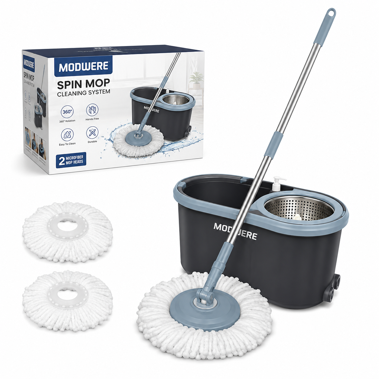 MODWARE STEEL SPIN MOP